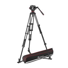 MANFROTTO Cabe&ccedil;a Esf&eacute;rica 504X com Trip&eacute; Duplo de Alum&iacute;nio e Estabilizador de Solo