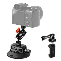 K&F CONCEPT Bra&ccedil;o m&aacute;gico com Ventosa para Action Cams