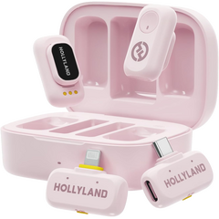 HOLLYLAND Lark A1 (2TX + 2RX [USB-C + Lightning]) - Duo Combo Cloud Pink