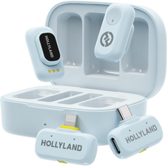 HOLLYLAND Lark A1 (2TX + 2RX [USB-C + Lightning]) - Duo Combo Sky Blue