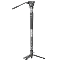 SIRUI Rapid System Monop&eacute; de Carbono SVM-145P + Cabe&ccedil;a Fluida S3