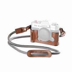 SMALLRIG Kit Half Case para Fujifilm X-T30 III - Castanho