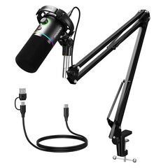 MAONO Microfone Din&acirc;mico PD200XS - Preto