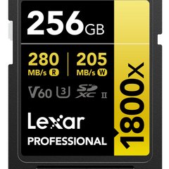 Professional GOLD Series SDXC 1800x 280MB/s Classe 10 U3 UHS-II - 256GB