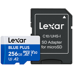 LEXAR BluePlus MicroSDXC 170MB/s V30 U3 UHS-I - 256GB