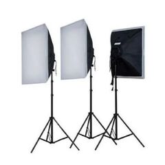 FALCON EYES Kit Daylight Softbox LED (3x 55W)