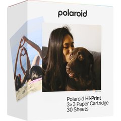 POLAROID Papel Instant&acirc;neo 3&times;3 Hi-Print - 30folhas