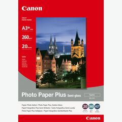 CANON Papel para Impressora Jato de Tinta Plus Semi-Gloss Canon SG-201 A4 - 20 folhas