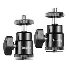 SMALLRIG Mini Cabe&ccedil;a de Bola 2059 com Fixa&ccedil;&atilde;o em Sapata (2 Unidades)
