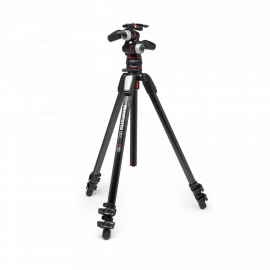 MANFROTTO Tripé de Fibra de Carbono MT055CXPRO3 + Cabeça X-PRO 3D MHXPRO-3W + Quick Release System MOVE