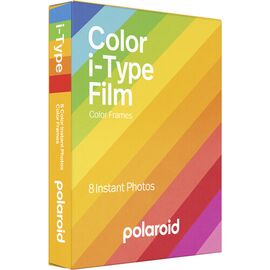 POLAROID Papel Fotográfico Color i-Type Film Molduras Coloridas - 8uni