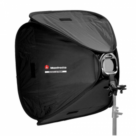 MANFROTTO SoftBox Quadrada Para Flash Compacto + Suporte EzyBox 38x38cm