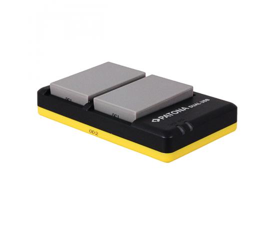 PATONA Carregador Duplo USB para 2 Baterias Sony NP-FP / NP-FH / NP-FV