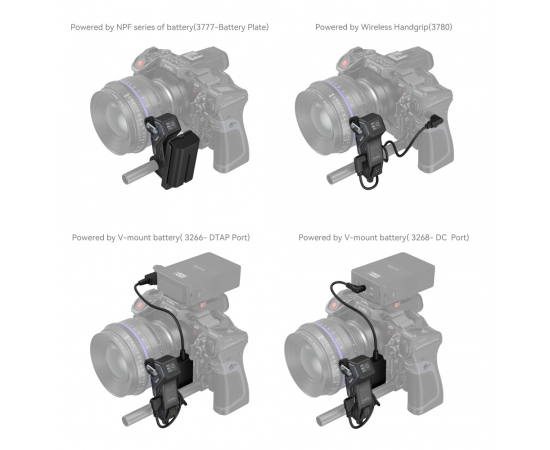 SMALLRIG 3263 Motor Recetor de Follow Focus System