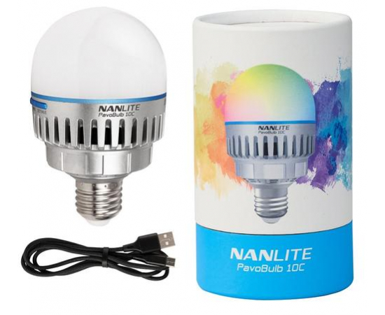 NANLITE Lâmpada RGB PavoBulb 10C 1KIT