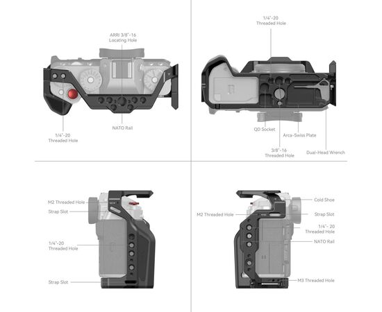 SMALLRIG 4135 Cage para FUJIFILM X-T5