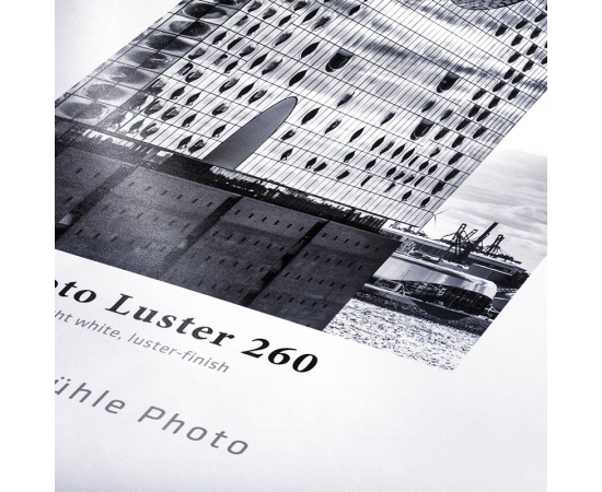 HAHNEMUHLE Papel para Impressoras a Jato de Tinta - Photo Luster RC Ultra White 260g/m² - Rolo de 111,8cmx30m