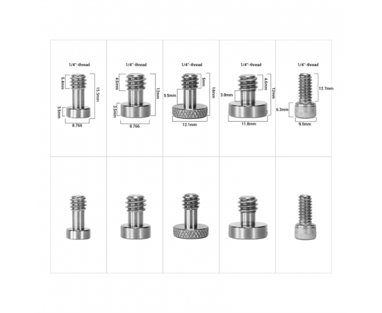 SMALLRIG AAK2326 Conjunto de parafusos SmallRig para acessórios de câmera