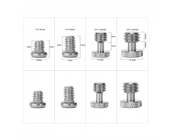 SMALLRIG AAK2326 Conjunto de parafusos SmallRig para acessórios de câmera