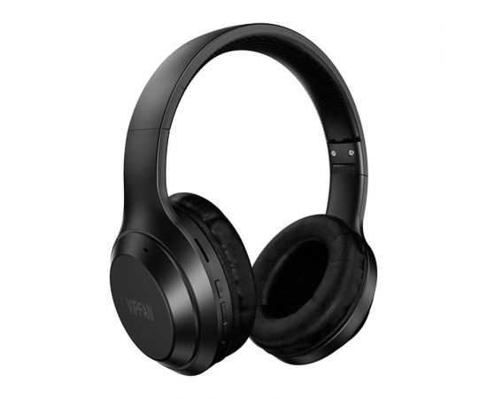 VIPFAN Wireless Headphones com Bluetooth 5.0 - Preto