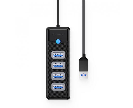 ORICO Hub USB para 4xUSB 3.0 Preto - 0.15m