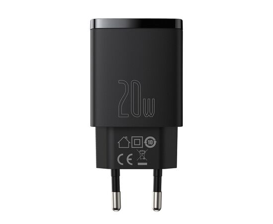 BASEUS Transformador USB 20W Preto