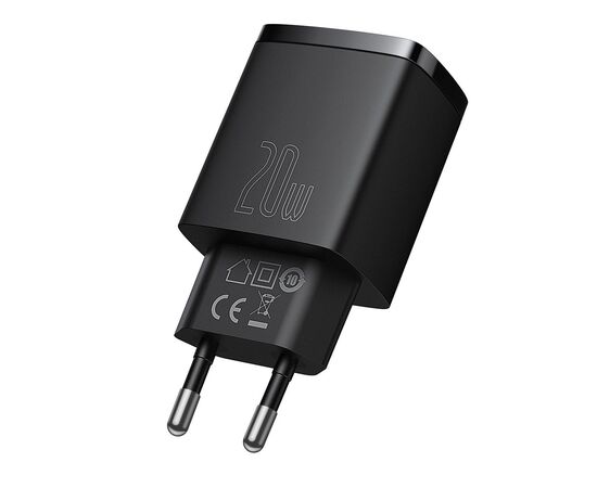 BASEUS Transformador USB 20W Preto