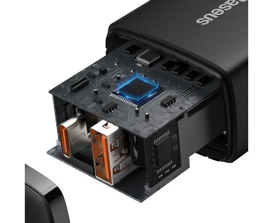 BASEUS Transformador USB 20W Preto