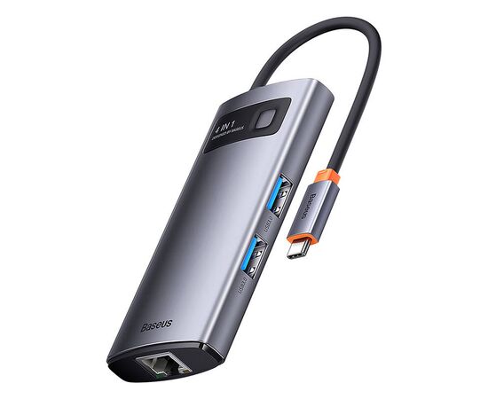BASEUS Hub Multi-Funcional USB-C para USB 3.2 / Ethernet RJ45