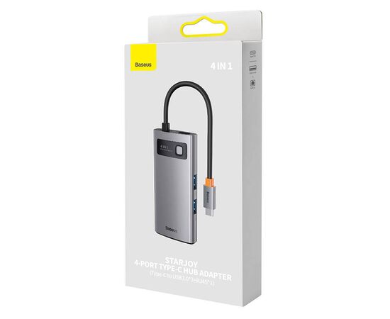 BASEUS Hub Multi-Funcional USB-C para USB 3.2 / Ethernet RJ45