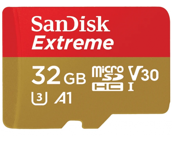 SANDISK Extreme microSDHC A1 Classe 10 U3 UHS-I + Adaptador - 32GB