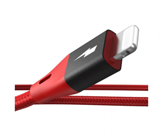 BLITZWOLF MF-10 Pro Cabo USB para Lightning Vermelho - 1.8m