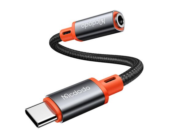 MCDODO Cabo Adaptador Macho USB-C - Jack Fêmea 3.5mm