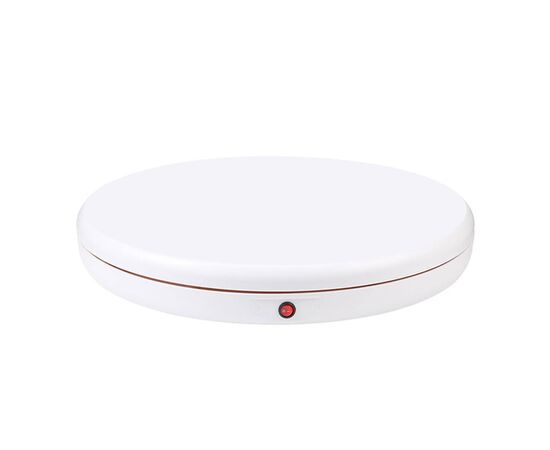 PULUZ Mesa Giratória 360º USB 45cm Branco