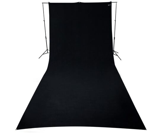 WESTCOTT Fundo de Tecido "Sem Vincos" (270x610cm) - Preto