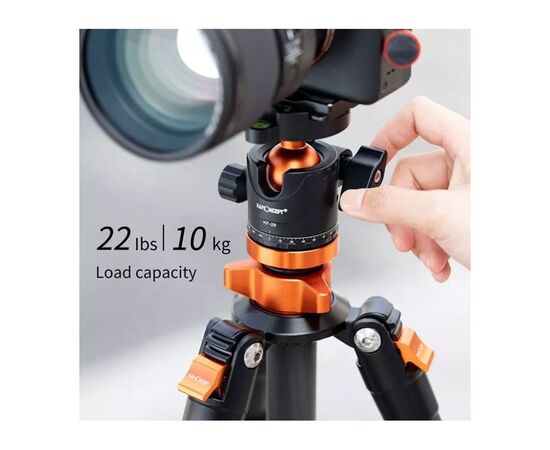 K&F CONCEPT Tripé/Monopé de Carbono SA254C1 + Cabeça de Bola