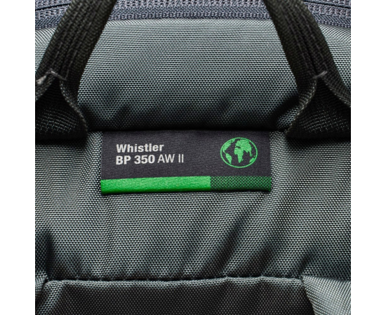 LOWEPRO Mochila Whistler Backpack 350 AW II Green Conversion - Cinza