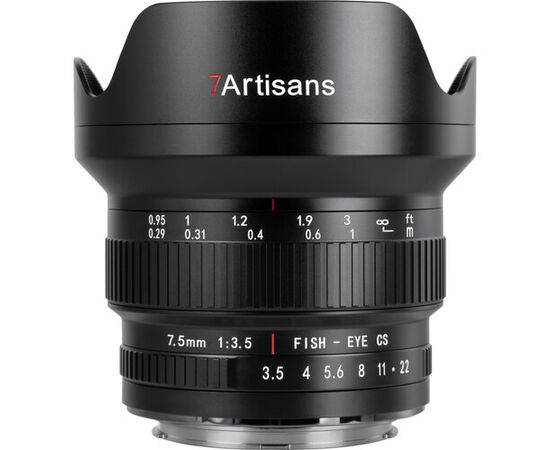 7ARTISANS Lente Fisheye 7.5mm f/3.5 Canon EF