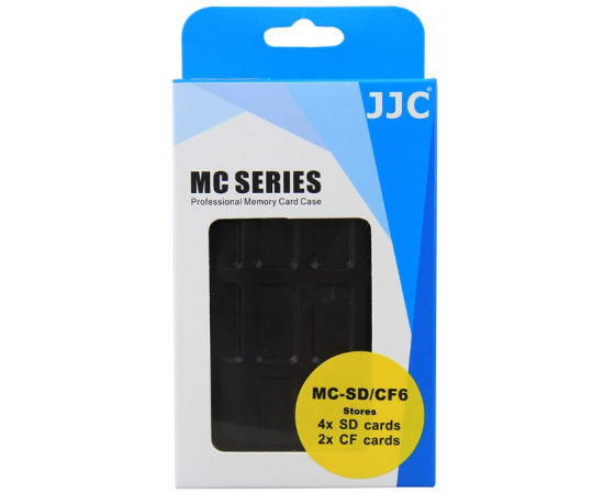 JJC ESTOJO PARA CARTÕES DE MEMÓRIA - MC-SD-CF6