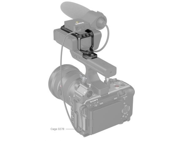 SMALLRIG 3990 Top Plate para Unidade de Pega XLR da Sony FX3 MD3990