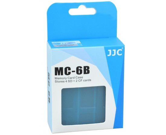 JJC ESTOJO PARA CARTÕES DE MEMÓRIA - MC-6B