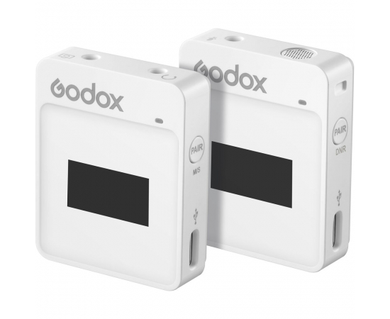 GODOX Microfone de Lapela MoveLink II M1 - Branco