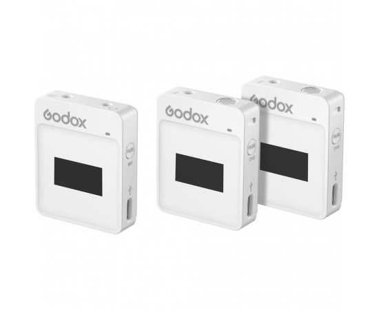 GODOX Microfone de Lapela MoveLink II M2 - Branco