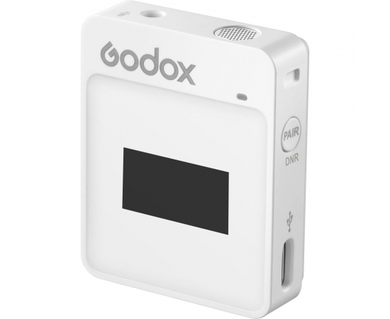 GODOX Microfone de Lapela MoveLink II M2 - Branco