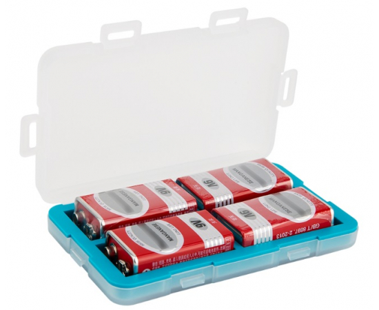 JJC Estojo para Pilhas 9V Pilhas BC-4X9V