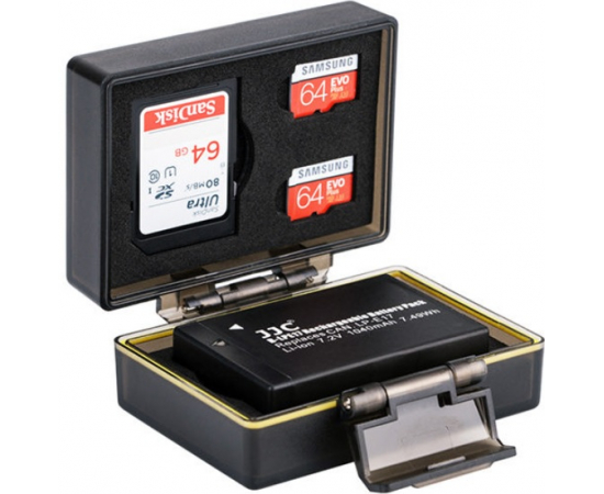 JJC Estojo para Baterias SD / microSD / Canon LP-E17 / B-LPE17