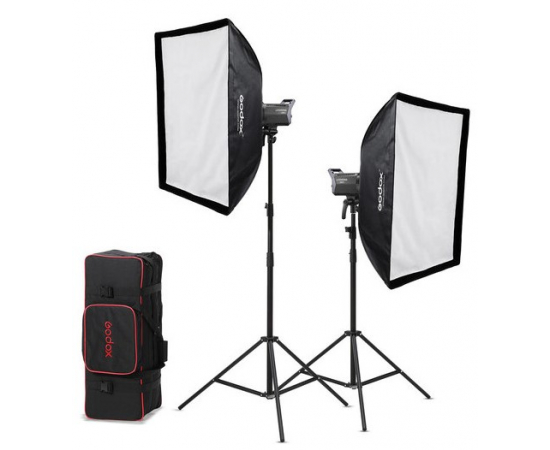 GODOX Kit Duplo Iluminador LED Litemons LA 200D