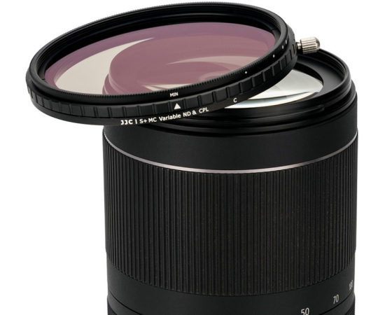 JJC Filtro ND Variável + CPL ND2-32 2 em 1 F-NC77 77mm - 82mm