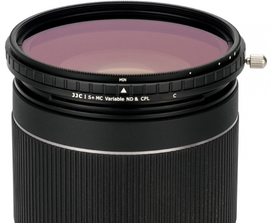 JJC Filtro ND Variável + CPL ND2-32 2 em 1 F-NC77 77mm - 82mm