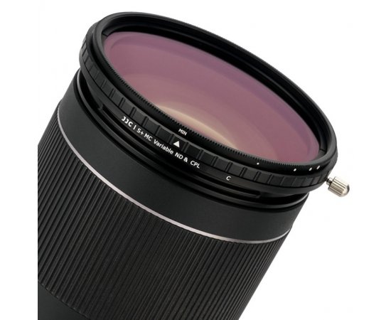 JJC Filtro ND Variável + CPL ND2-32 F-NC49 49mm - 52mm